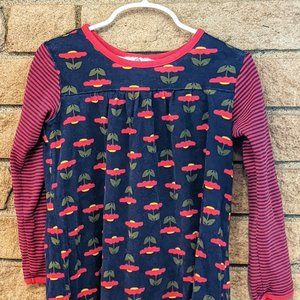 Hanna Andersson Long Sleeve Shirt With Floral Pattern